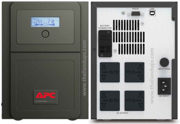 smv1000i-ms - APC Easy UPS Line-interactive SMV 1000VA 230V, Universal Outlet.